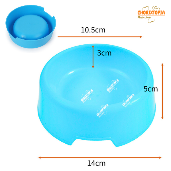 PLATO CIRCULAR 200 ML - TURQUESA