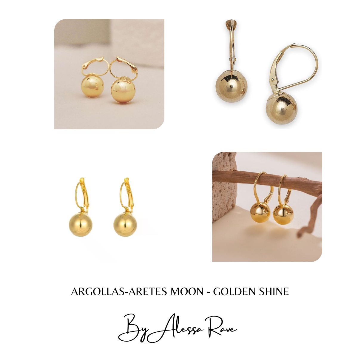 ARGOLLAS-ARETES MOON - GOLDEN SHINE