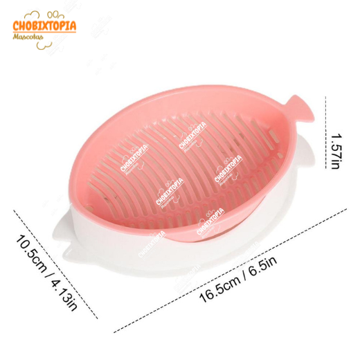 HIERBA GATERA MACETA PESCADITO - PARA GATOS - MELON