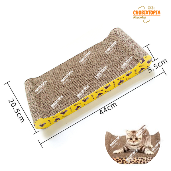 RASCADOR PARA GATOS CAMITA CON BORDES - FULL COLOR
