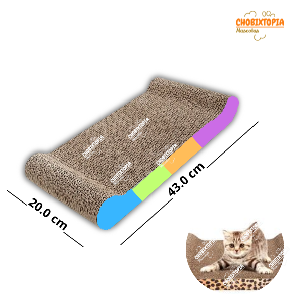 RASCADOR PARA GATOS CAMITA CON BORDES
