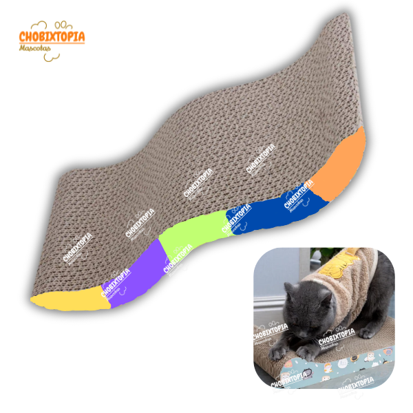 RASCADOR PARA GATOS CAMITA ONDULADA