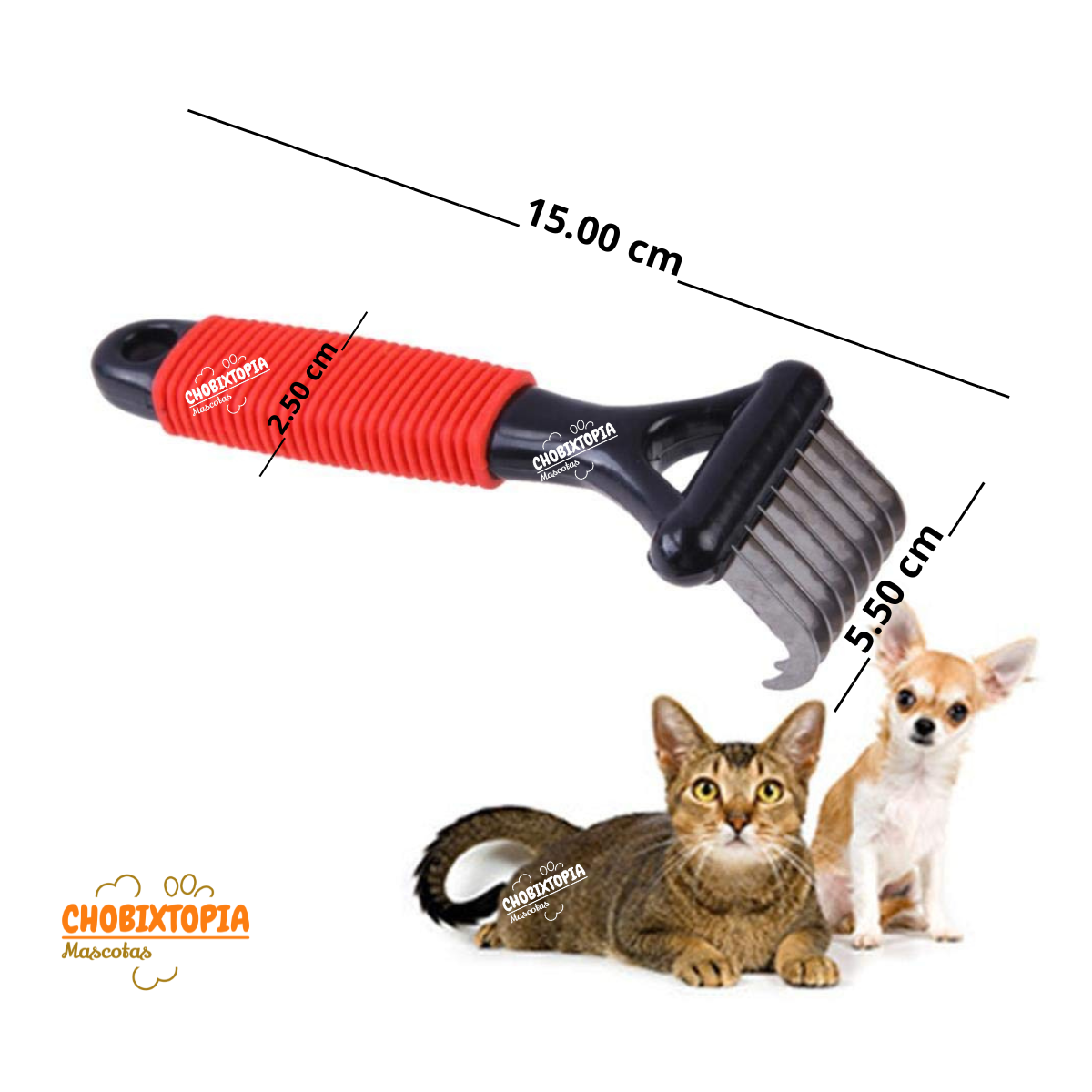ROMPE NUDOS PARA MASCOTA TIPO GARRA