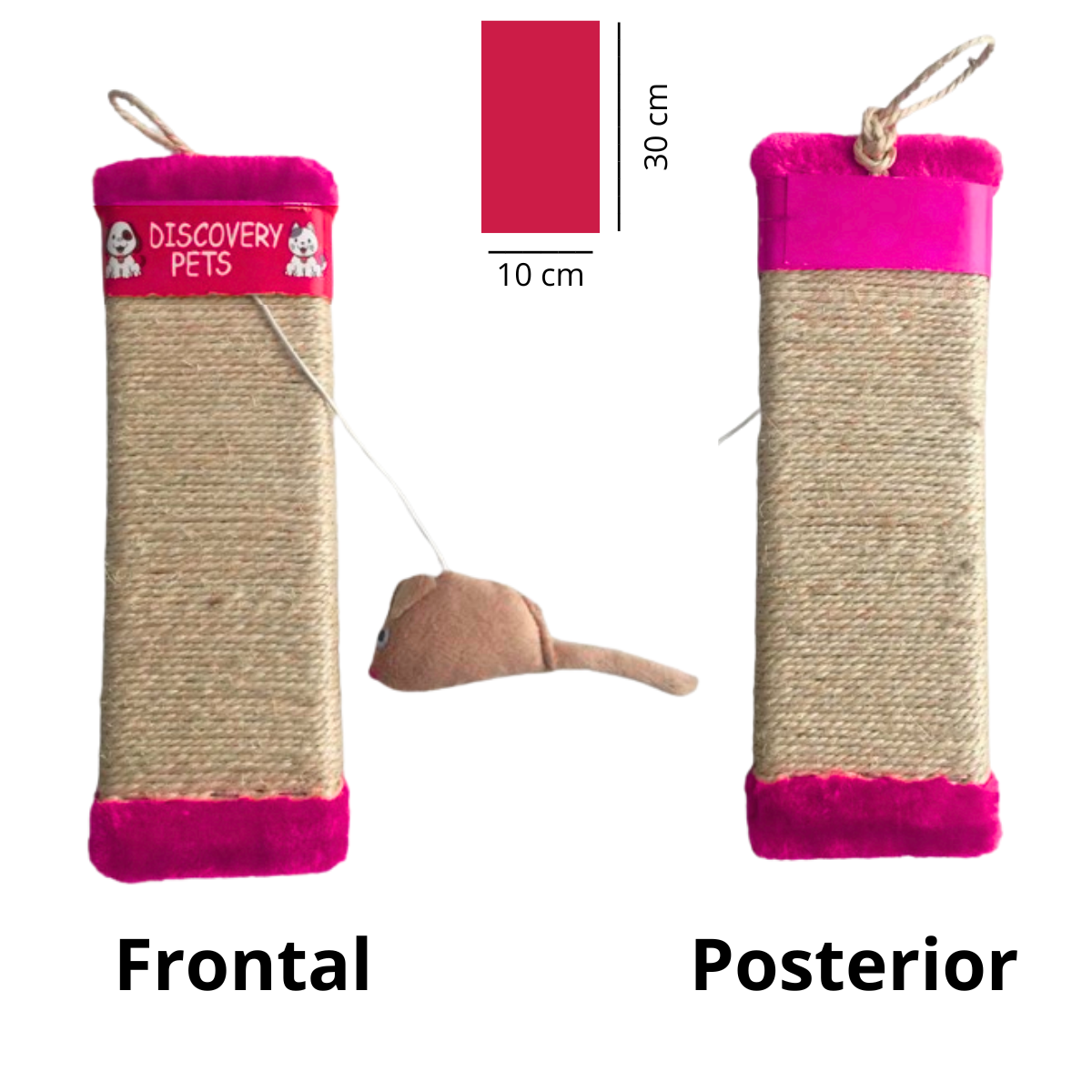 TABLA RASCADORA PARA GATO COLOR FUCSIA