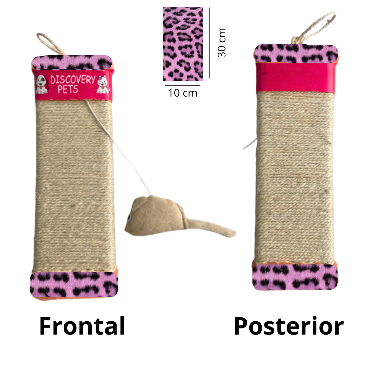 TABLA RASCADORA PARA GATO COLOR (LEOPARDO-LILA)