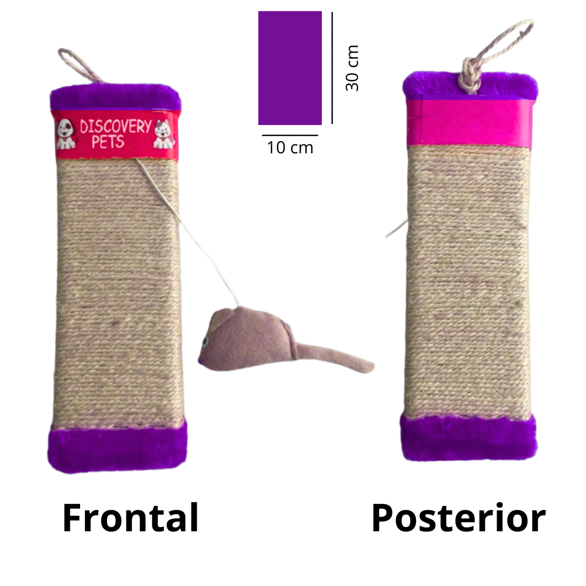 TABLA RASCADORA PARA GATO COLOR MORADO