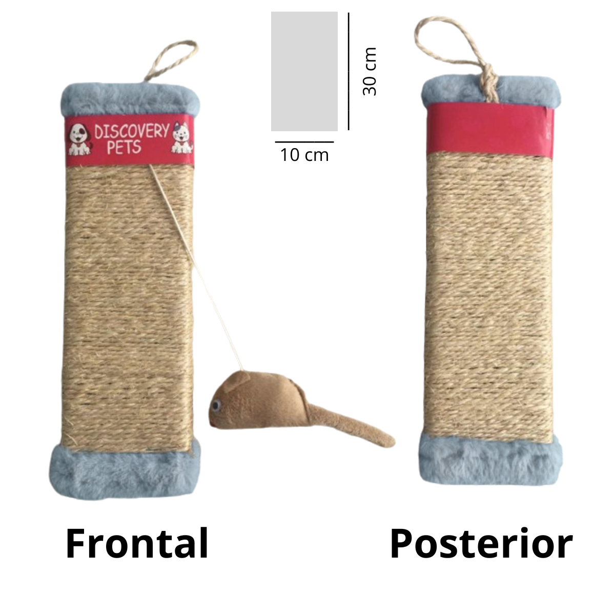 TABLA RASCADORA PARA GATO COLOR PLATA