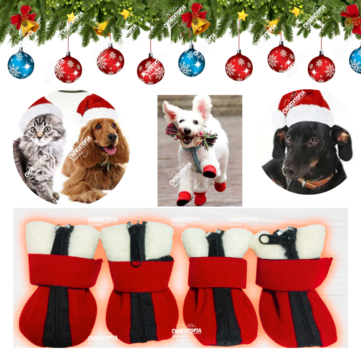 ZAPATOS IMPERMEABLES NAVIDEÑOS