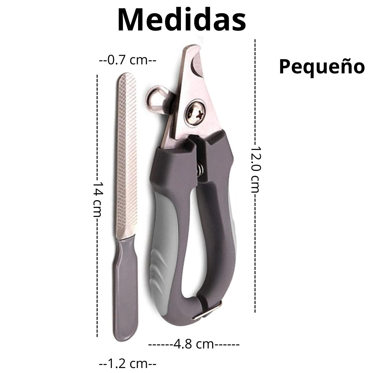 CORTAUÑAS PARA MASCOTAS Y LIMA VERDE AGUA C-SEGURO T-PEQUEÑO