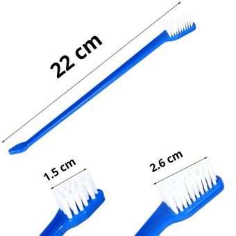 CEPILLOS DENTALES DOBLE CABEZAL (SET x 8)