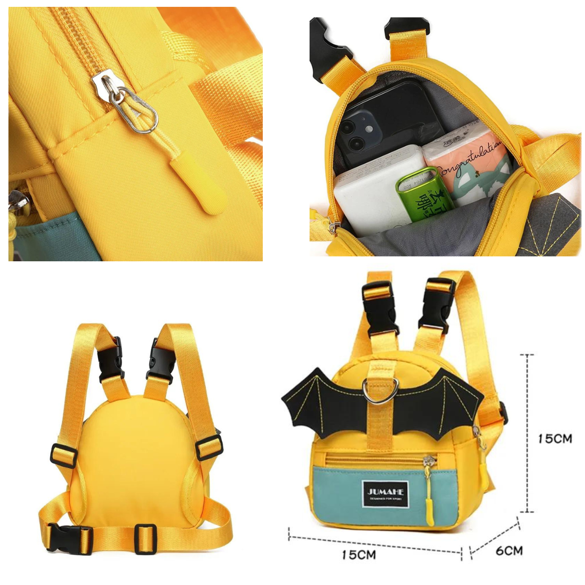 ARNES MOCHILA PARA MASCOTA AMARILLO INTENSO