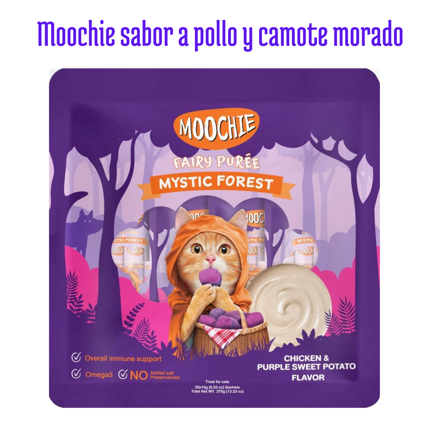 MOOCHIE SABOR A POLLO Y CAMOTE MORADO