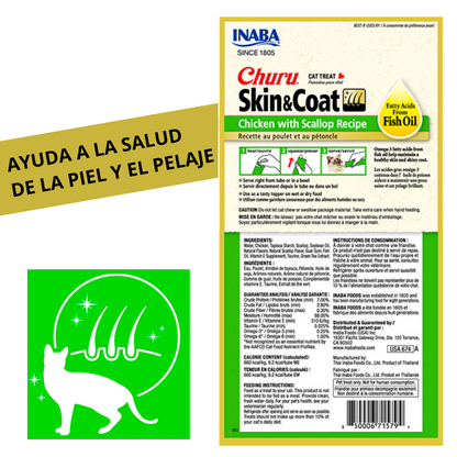 CHURU SKIN & CARE - POLLO y VIEIRA 24 UNIDADES