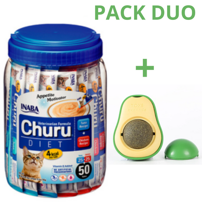 DUO CHURU VET DIET - ATUN POLLO 50 U (PACK PALTA)