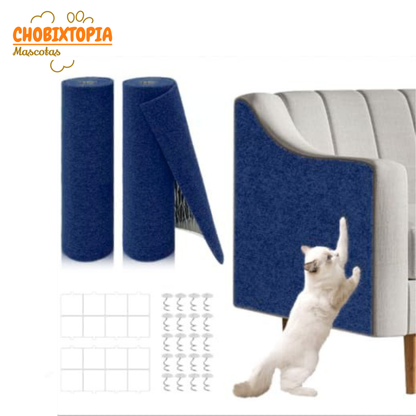 RASCADOR PROTECTOR ADHESIVO DE MUEBLES PARA GATOS 100 cm x 40 cm