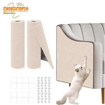 RASCADOR PROTECTOR ADHESIVO DE MUEBLES PARA GATOS 100 cm x 40 cm