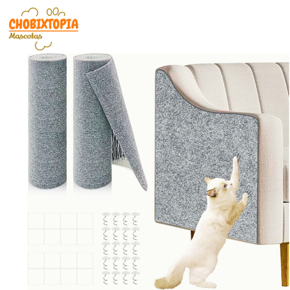 RASCADOR PROTECTOR ADHESIVO DE MUEBLES PARA GATOS 100 cm x 40 cm