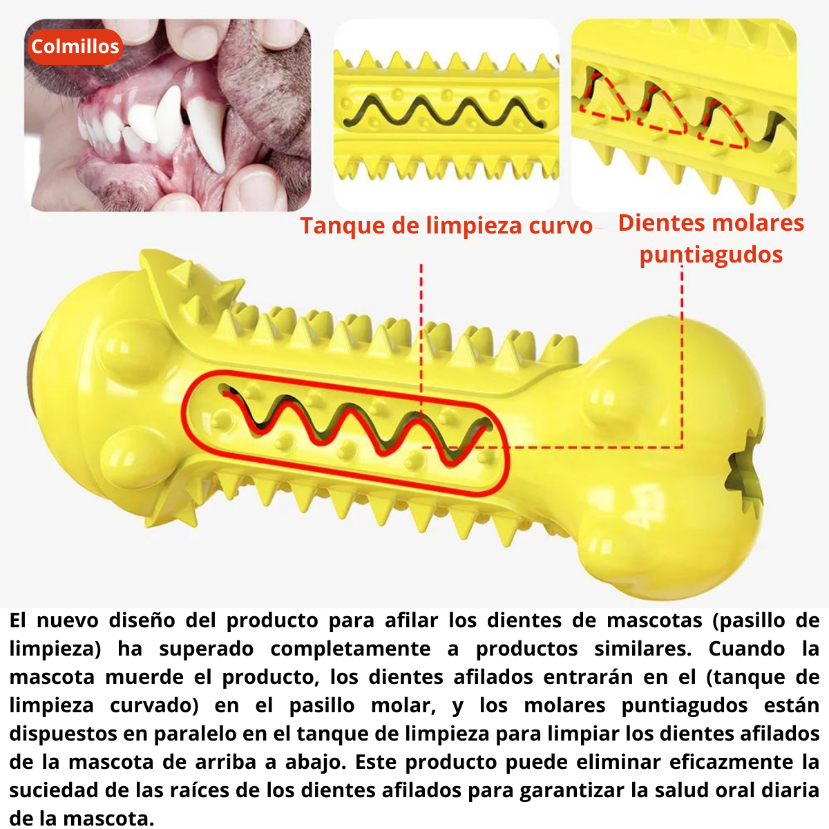 Juguete Masticable Para Perros - Cerdito Amarillo