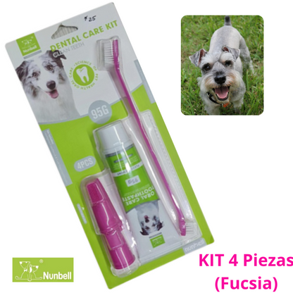 PASTA DENTAL CARE KIT X 4 FUCSIA