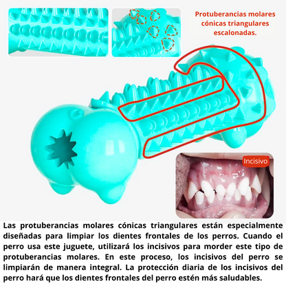 Juguete Masticable Para Perros - Cerdito Turquesa