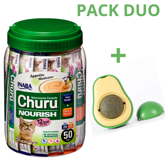 DUO CHURU VET NOURISH - ATUN POLLO 50 U (PACK PALTA)