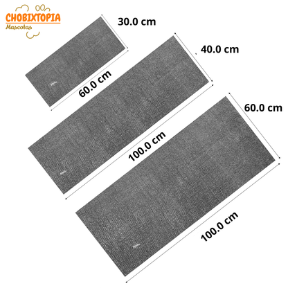 RASCADOR PROTECTOR ADHESIVO DE MUEBLES PARA GATOS 100 cm x 40 cm