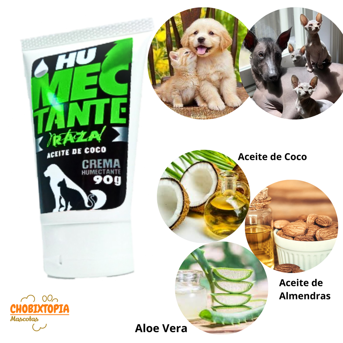 CREMA NATURAL HUMECTANTE RAZA x 90g (DERMA) – CHOBIXTOPIA