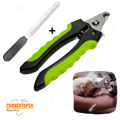 ALICATE CORTAUÑAS PERROS-MASCOTAS NUNBELL CLASICO-RECTO VERDE