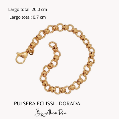 PULSERA ECLISSI - DORADA
