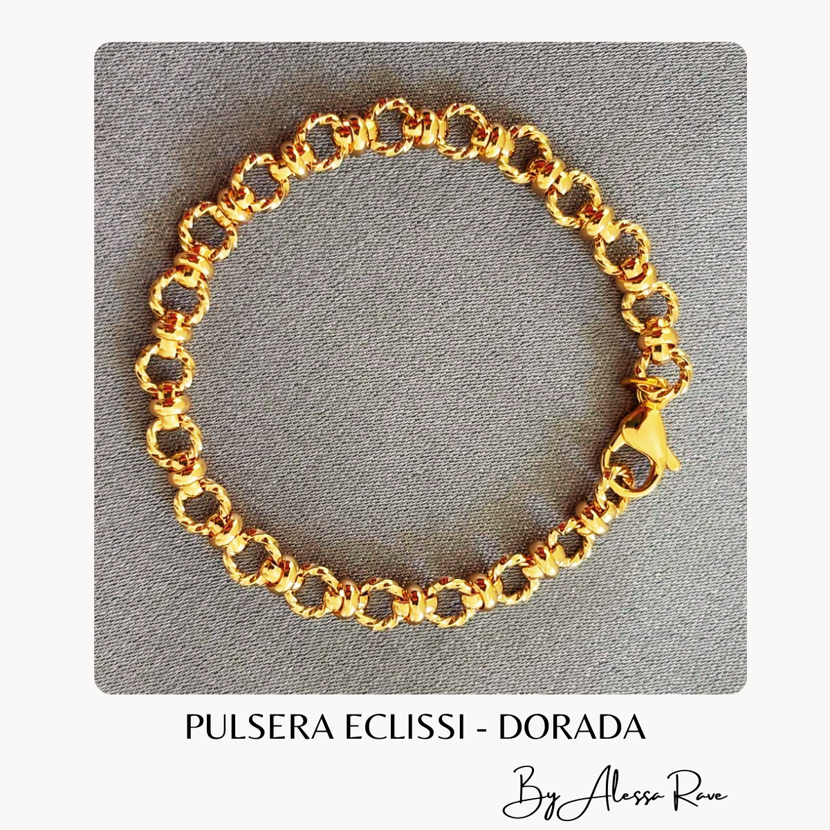 PULSERA ECLISSI - DORADA