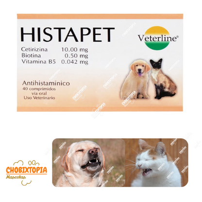 HISTAPET CAJA x 40 COMPRIMIDOS