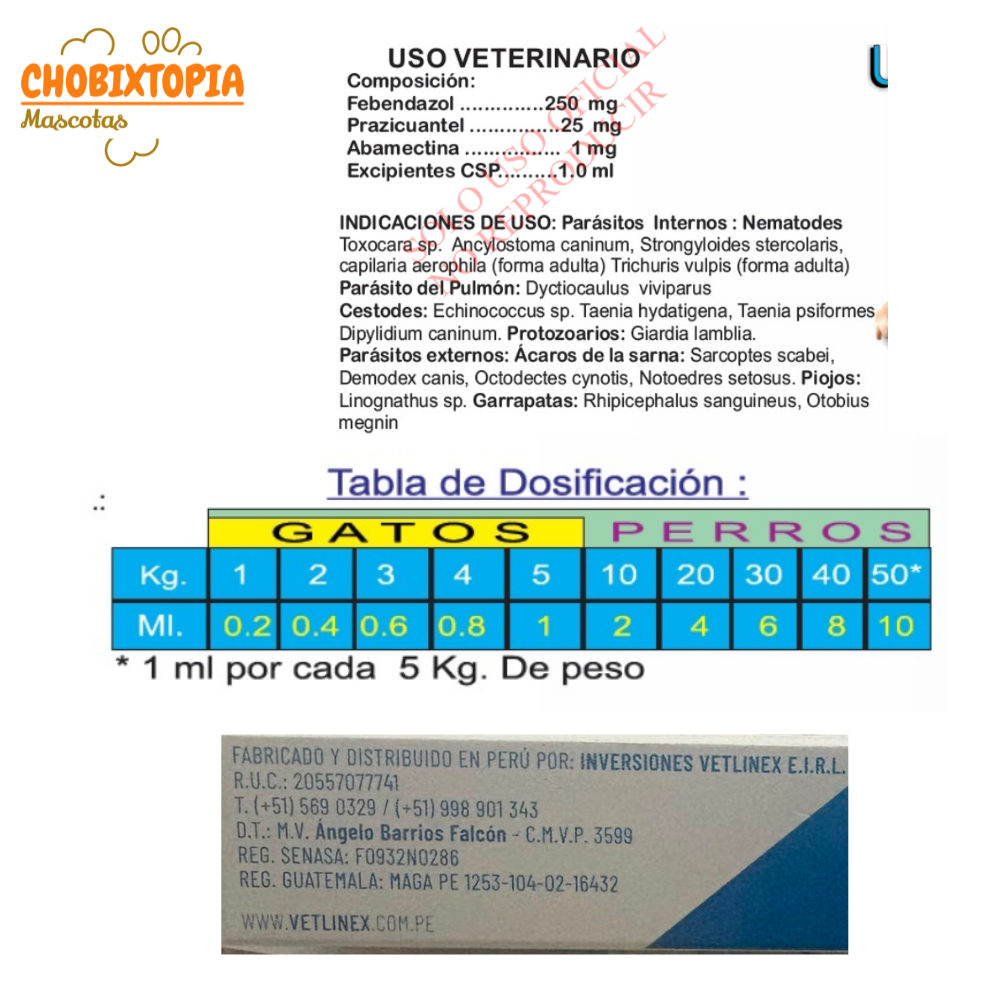 CANIVET SOLUCIÓN ORAL X 5 ml (SABOR A CARNE)