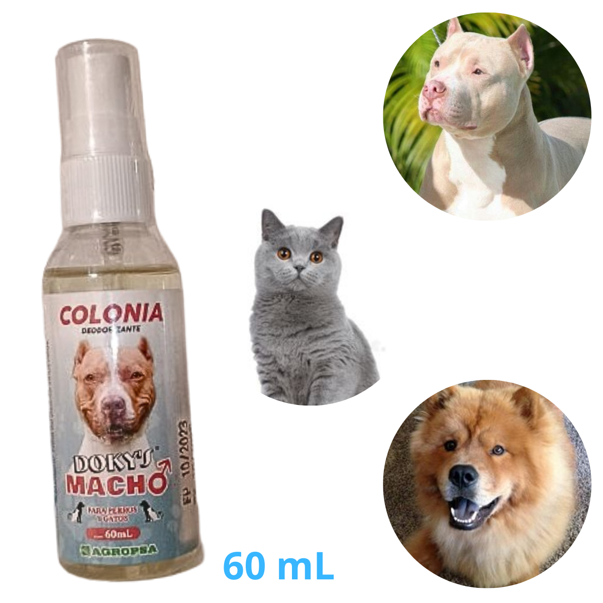 COLONIA PARA MASCOTA DOKY´S - MACHO x 60 mL