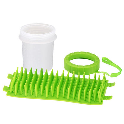 LIMPIA PATITAS PARA MASCOTAS PEQUEÑO (VERDE)