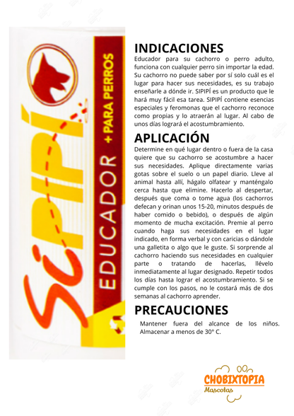 EDUCADOR SIPIPI SPRAY  x 120ML (RAZA)