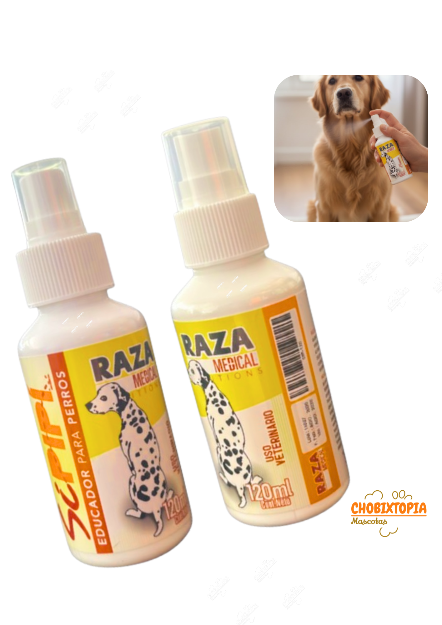 EDUCADOR SIPIPI SPRAY  x 120ML (RAZA)