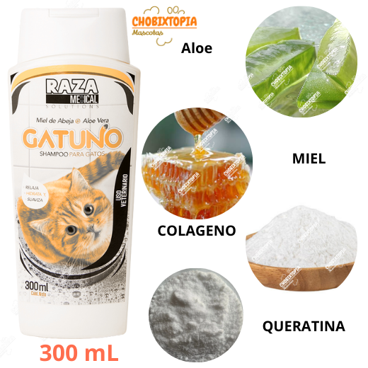 SHAMPOO MEDICADO GATUNO X 300 ML (RAZA)