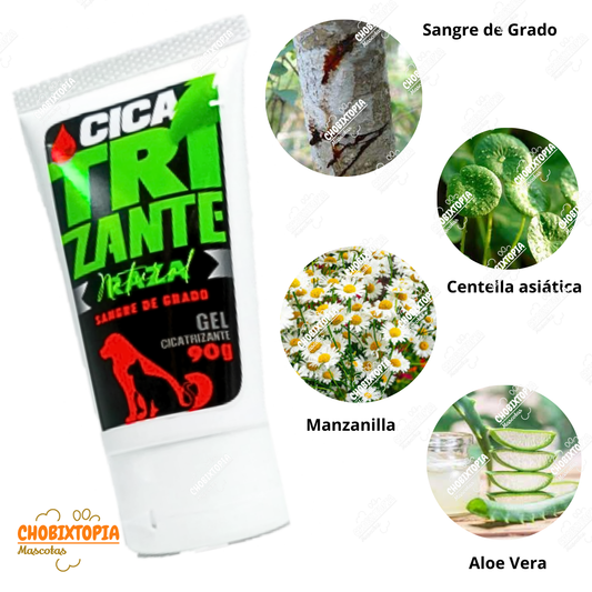 GEL NATURAL CICATRIZANTE RAZA X 90g (DERMA)