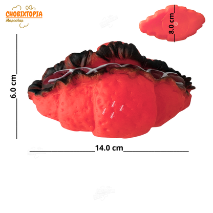 JUGUETE PARA MASCOTA-PERRO CROISSANT HOT DOG CORAL
