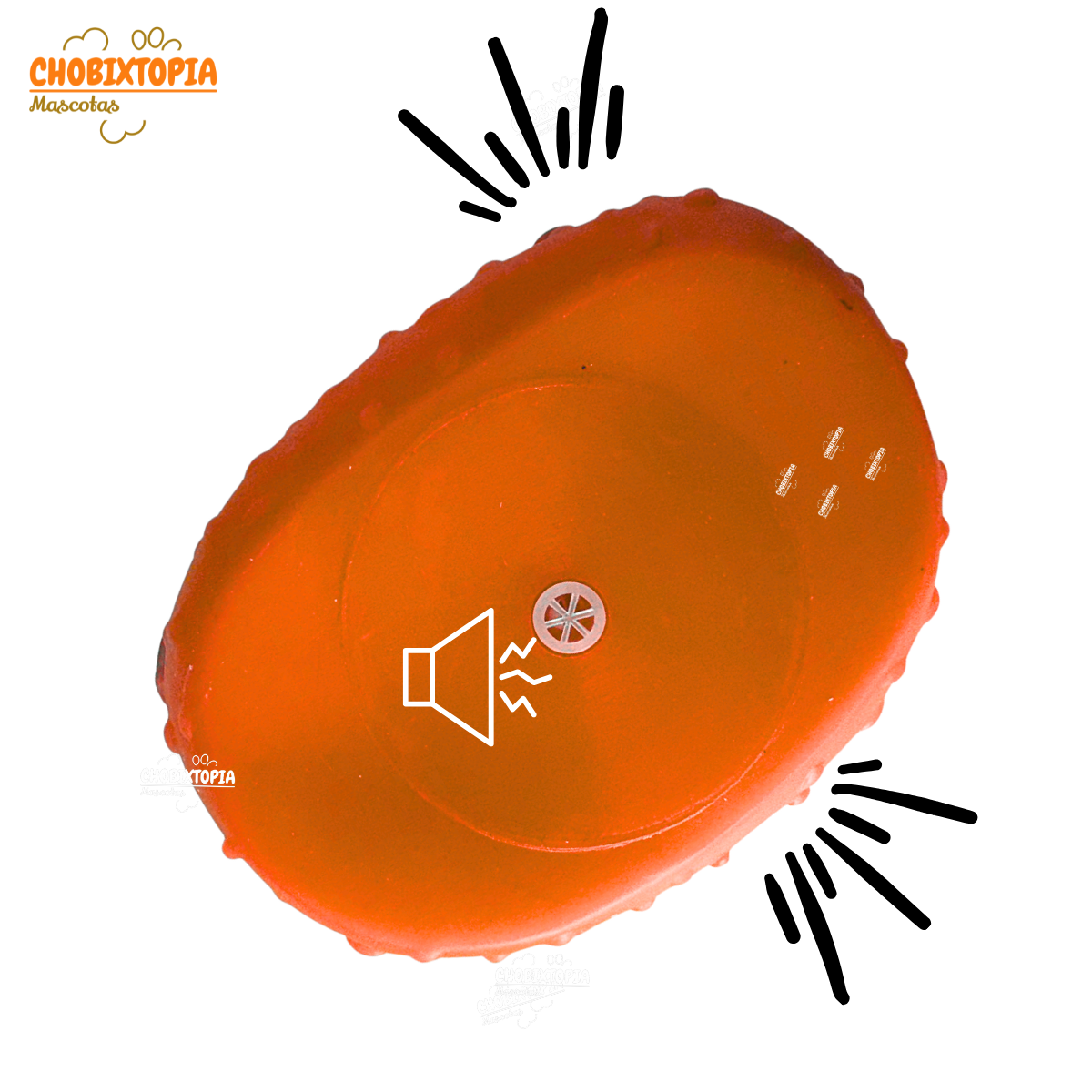 JUGUETE PARA MASCOTA-PERRO PAN CON HOT DOG-ANARANJADO