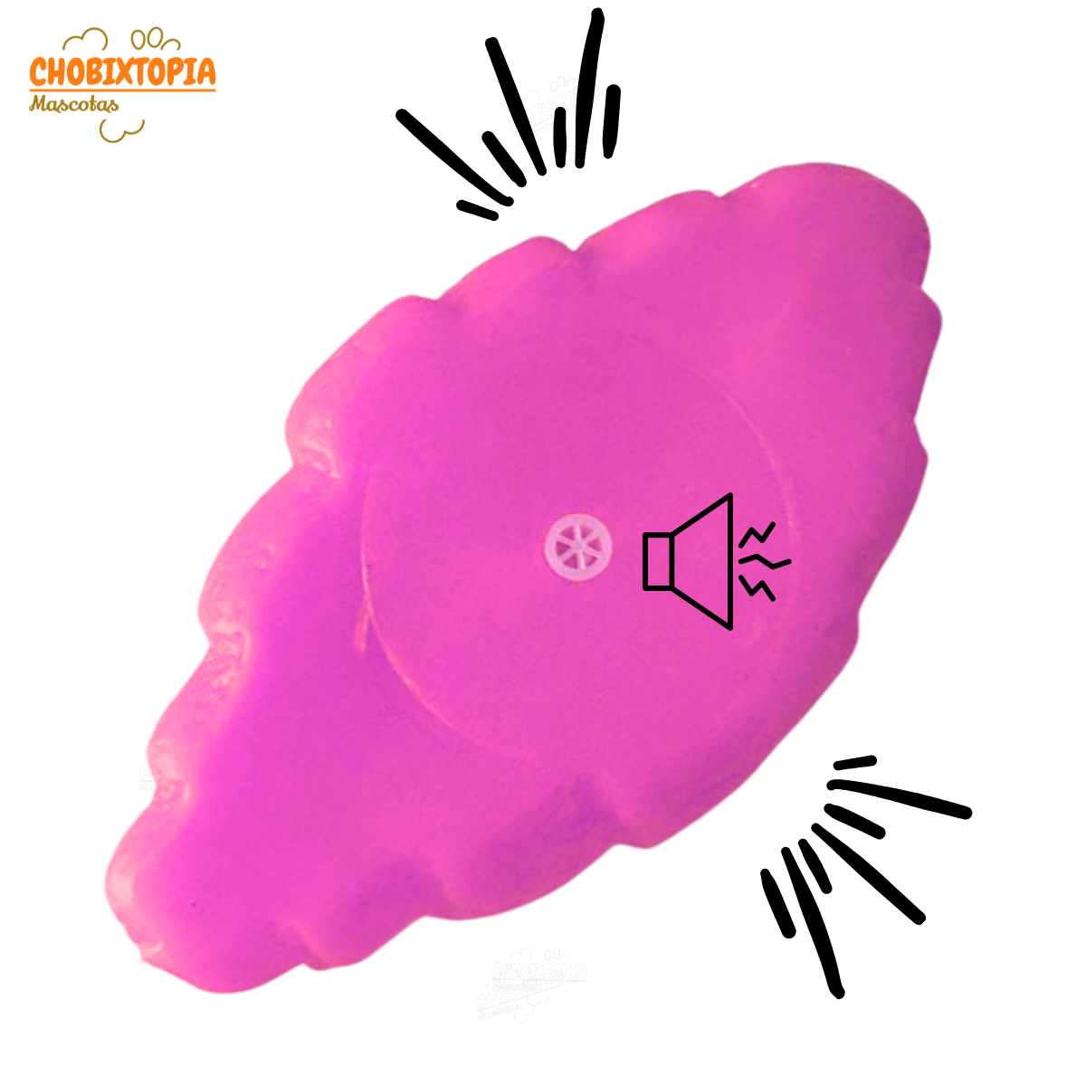 JUGUETE PARA MASCOTA-PERRO CROISSANT HOT DOG FUCSIA