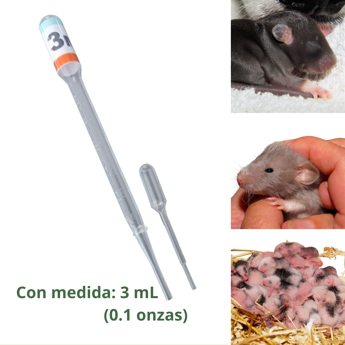 BIBERON DOSIFICADOR PARA MASCOTAS (PACK: 3mL+1mL)