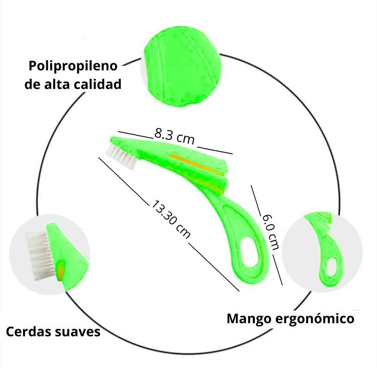 CEPILLO DENTAL DE DEDO NUNBELL VERDE