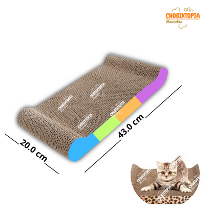 RASCADOR PARA GATOS CAMITA CON BORDES