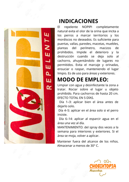 REPELENTE NOPIPI SPRAY x 120ML (RAZA)