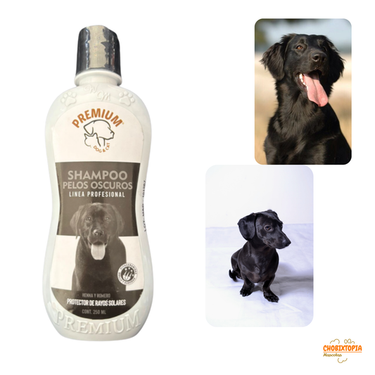 SHAMPOO PREMIUM PELO NEGRO FRASCO x 250 mL