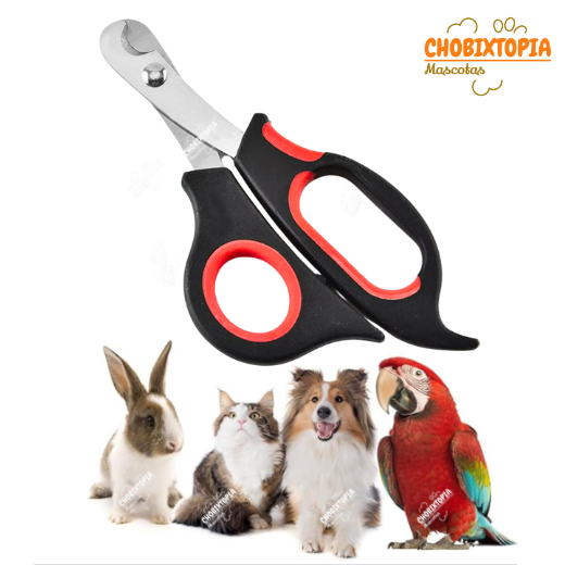 CORTAUÑAS TIJERA PARA GATOS Y PERROS-MASCOTA ROJA BORDE-GRANDE