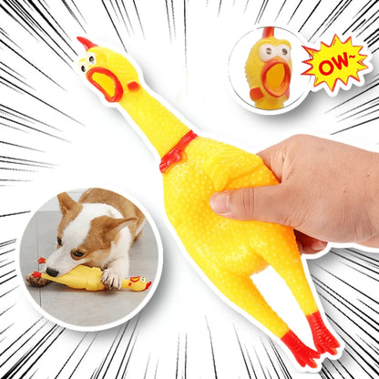 JUGUETE PARA PERROS POLLO CHILLÓN (TALLA L)