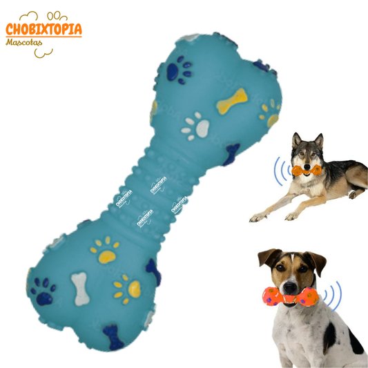 JUGUETE PARA MASCOTA PERRO HUESO ANARANJADO (Copia)