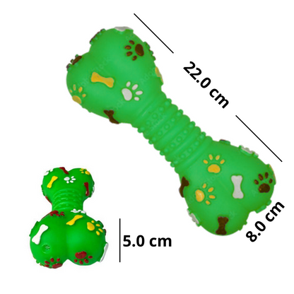 Juguete Hueso De Plastico Verde